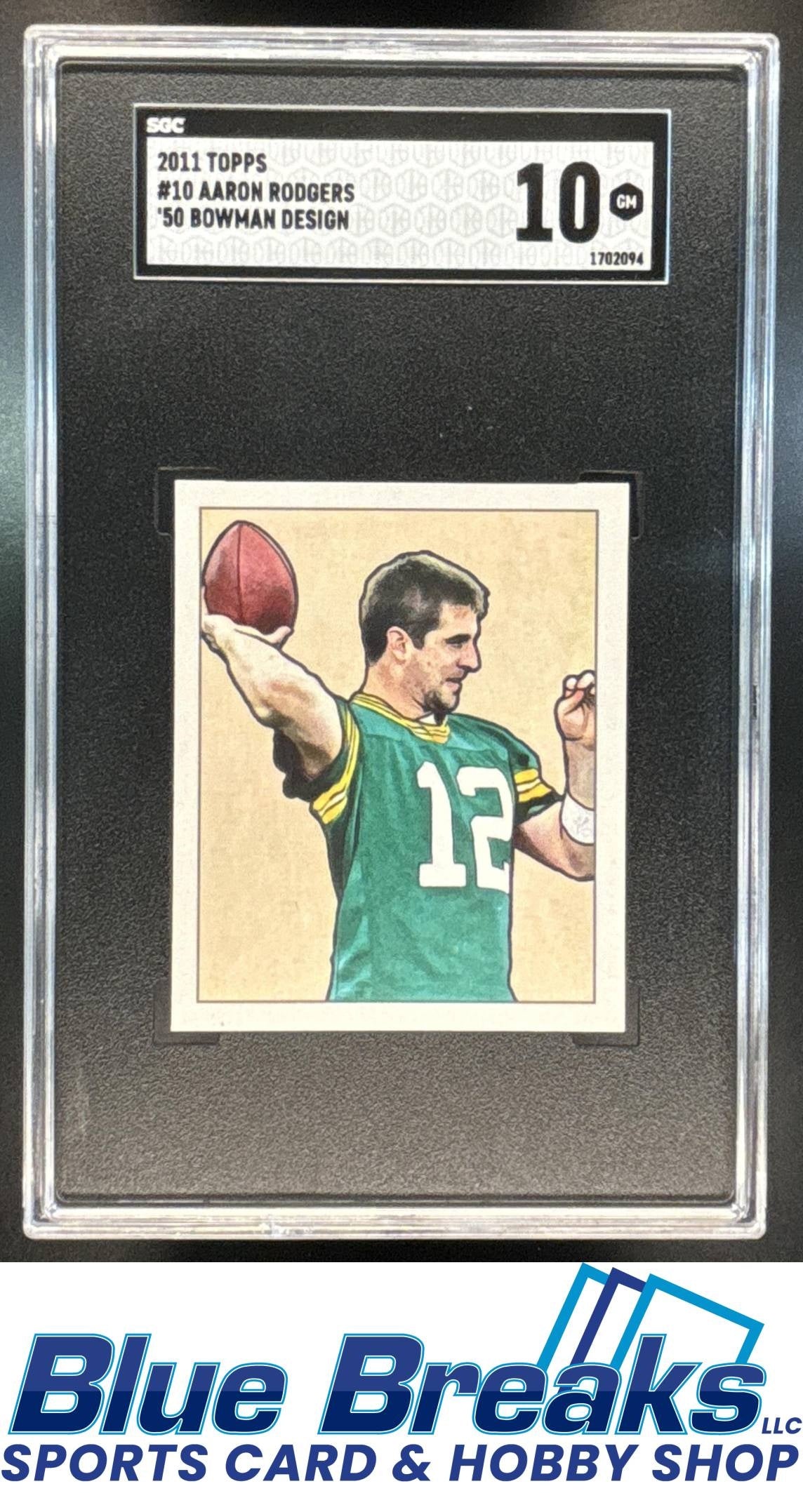 2011 Topps 1950 Bowman Aaron Rodgers [RC] #10 SGC 10 Packers