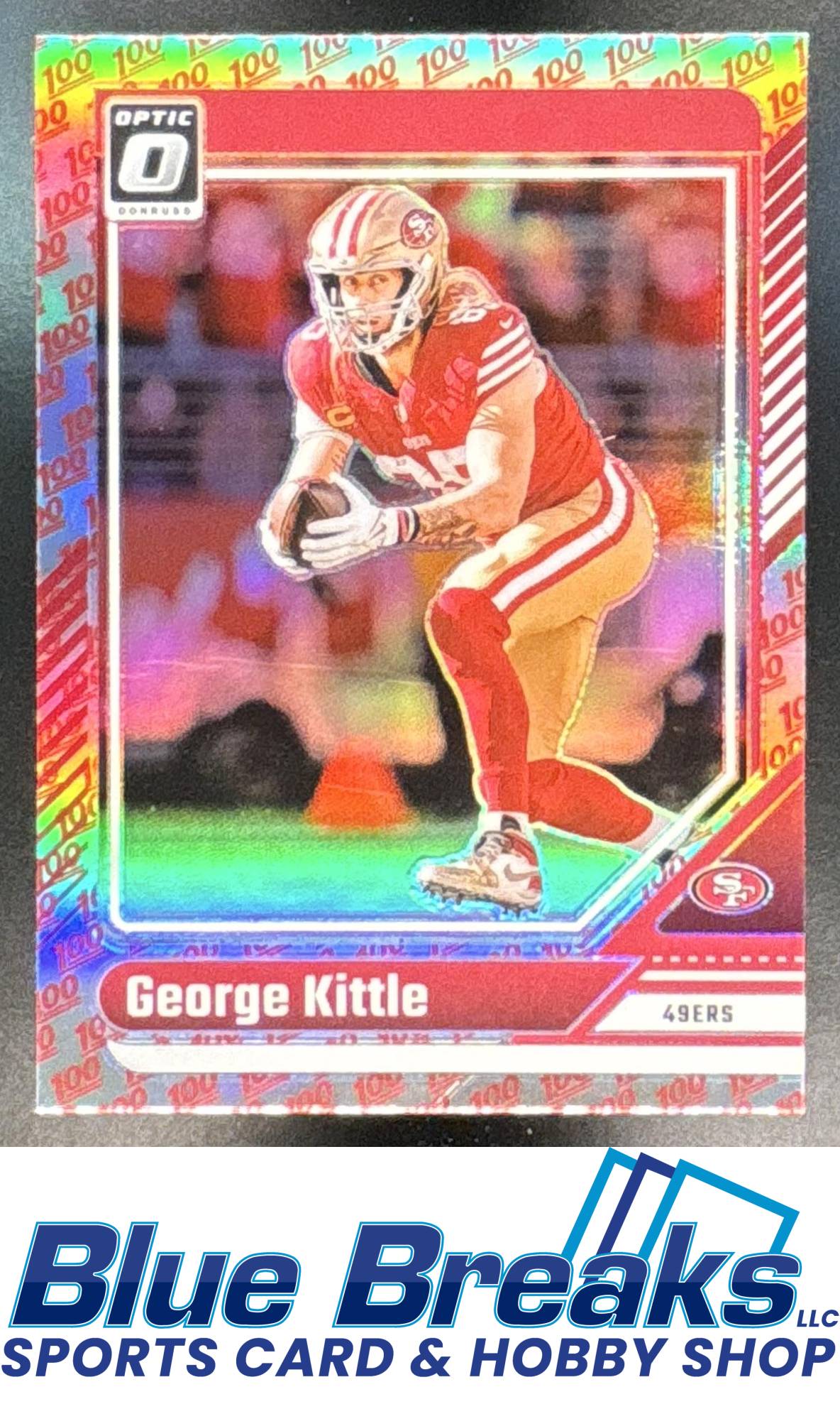 2024 Panini Donruss Optic 100 George Kittle #174 San Francisco 49ers