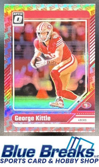 2024 Panini Donruss Optic 100 George Kittle #174 San Francisco 49ers