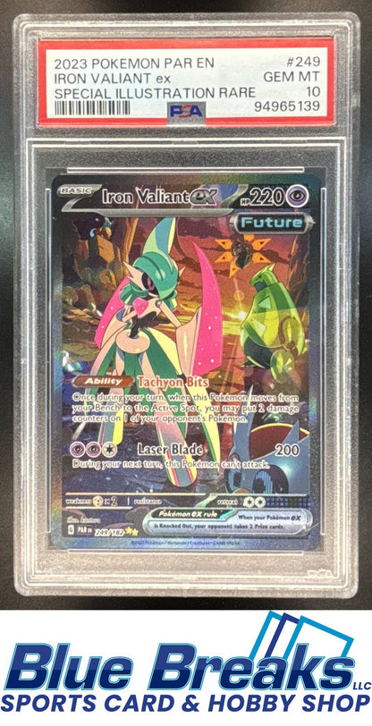 2023 Pokemon SV Paradox Rift Iron Valiant ex #249/182 PSA 10