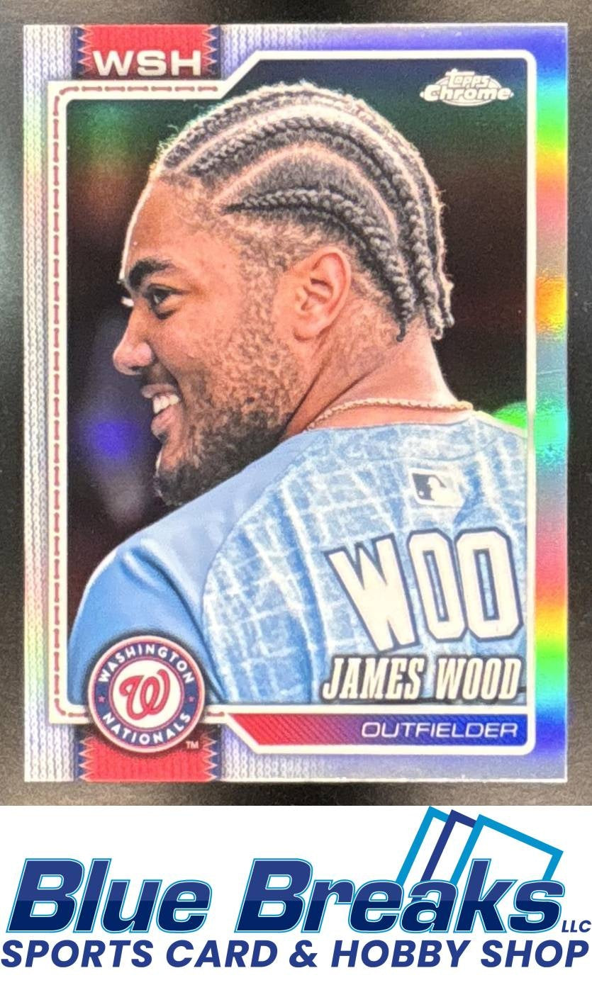 2026 Topps Chrome Image Variation James Wood [RC] #128 Washington Nationals