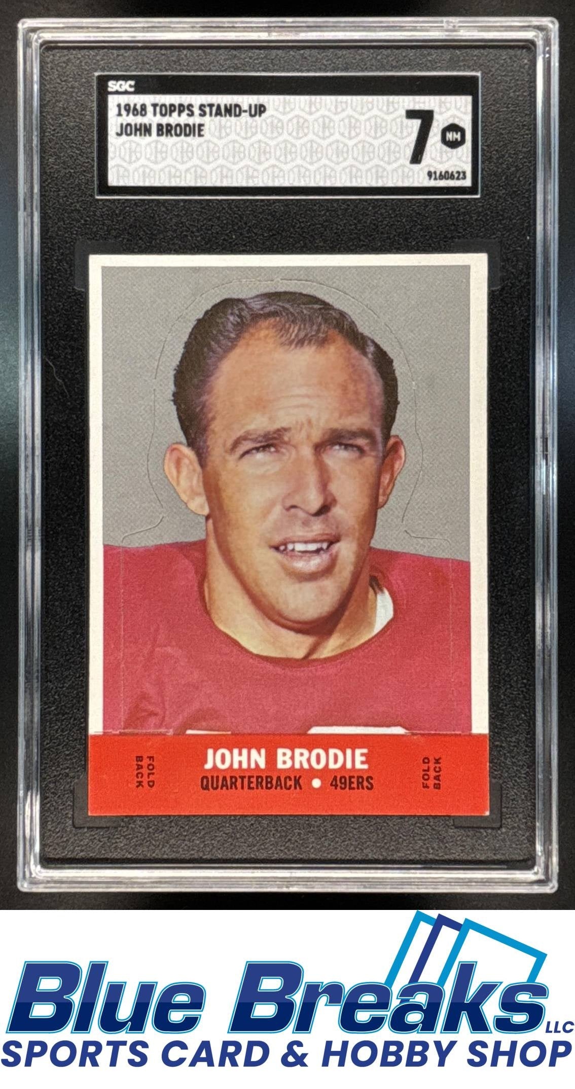 1968 Topps Stand Ups John Brodie SGC7 49ers