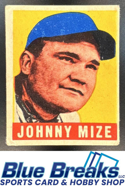 1946 Leaf Johnny Mize #46 a Giants