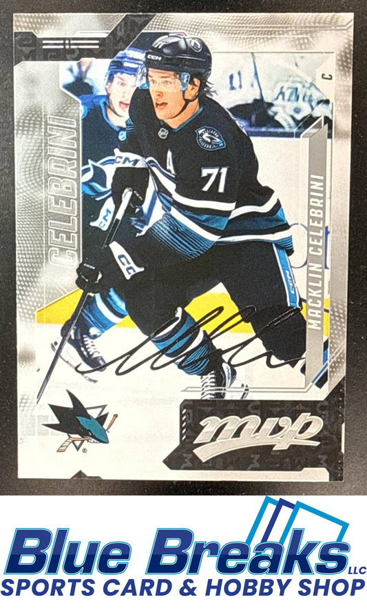 2026-27 Upper Deck MVP SP Macklin Celebrini [RC] #204 San Jose Sharks