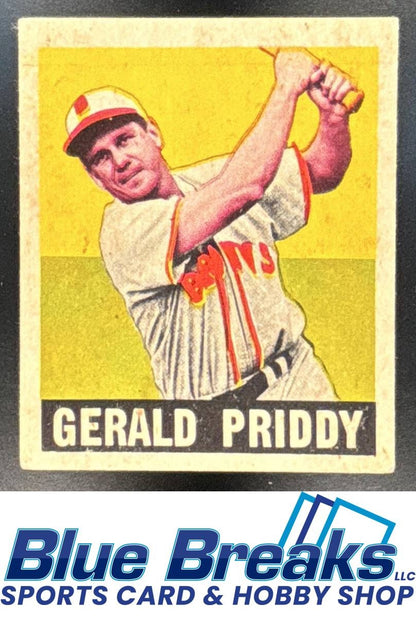 1948 Leaf Gerald Priddy [RC] #111 RC St. Louis Browns