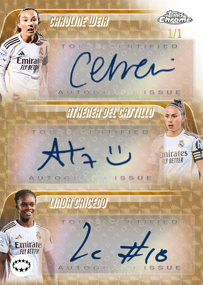 2025 - 26 Topps UEFA Womens Champions League - Hobby Box - Sealed Wax - (Presell)