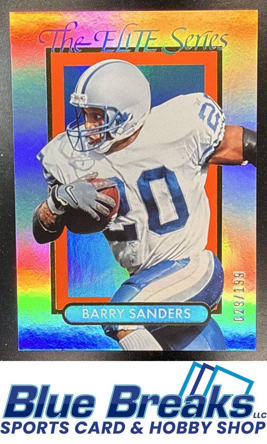 2026 Panini 90s Pop Culture Elite Series Orange Barry Sanders 29/199 #ES-BS Detroit Lions