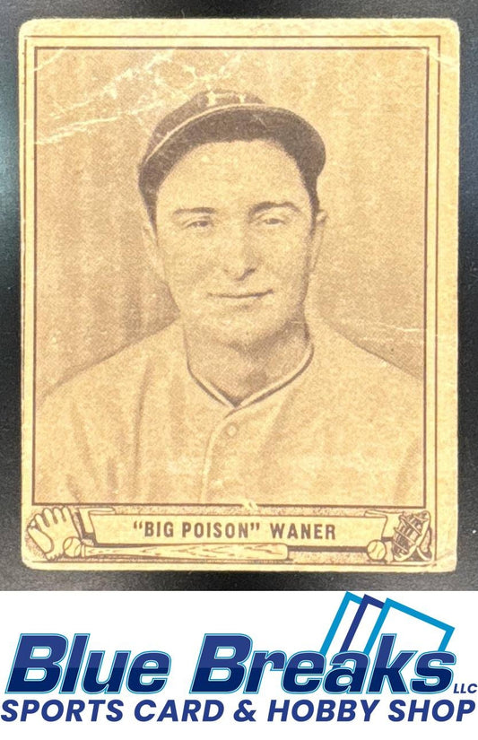 1940 Play Ball Paul Waner [RC] #104 Pittsburgh Pirates