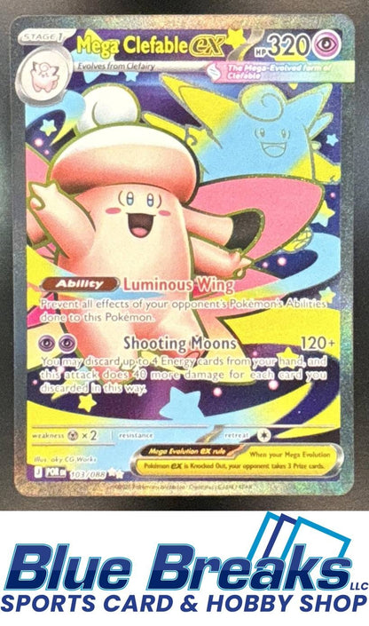 2026 Pokemon Perfect Order Ultra Rare Mega Clefable ex #103/088