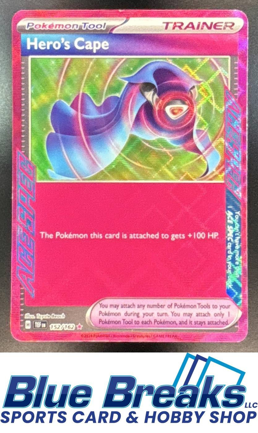 2024 Pokemon Temporal Forces Hero's Cape #152/162