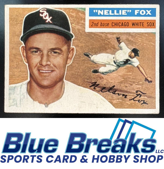 1956 Topps - Nellie Fox [RC] #118b Chicago White Sox