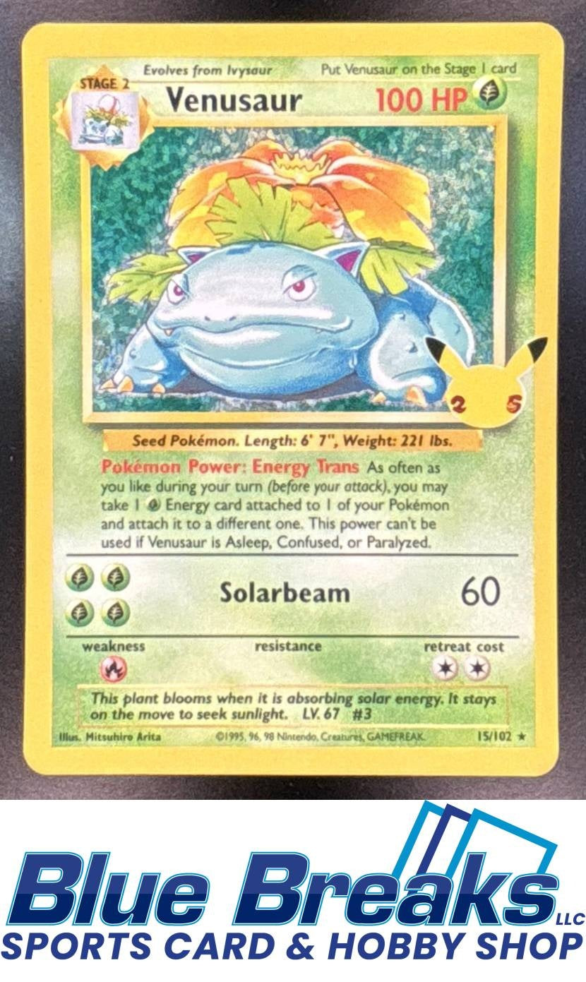 2021 Pokemon Sword & Shield Celebrations Classic Collection Venusaur #15/102 c