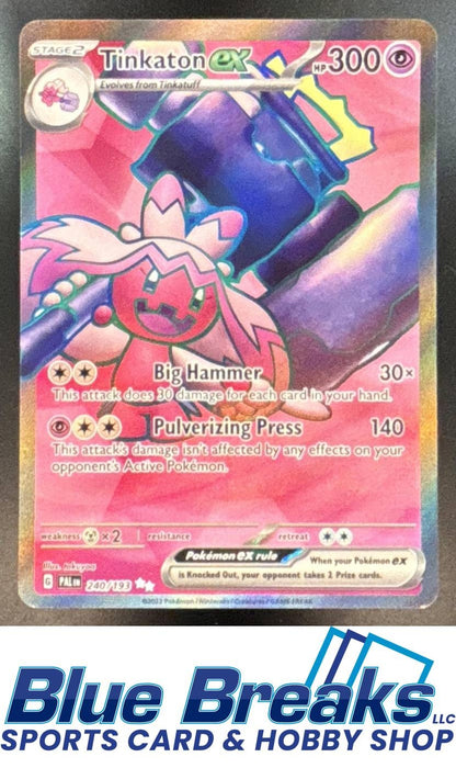 2023 Pokemon Scarlet & Violet Paldea Evolved Tinkaton ex #240/193 Ultra Rare