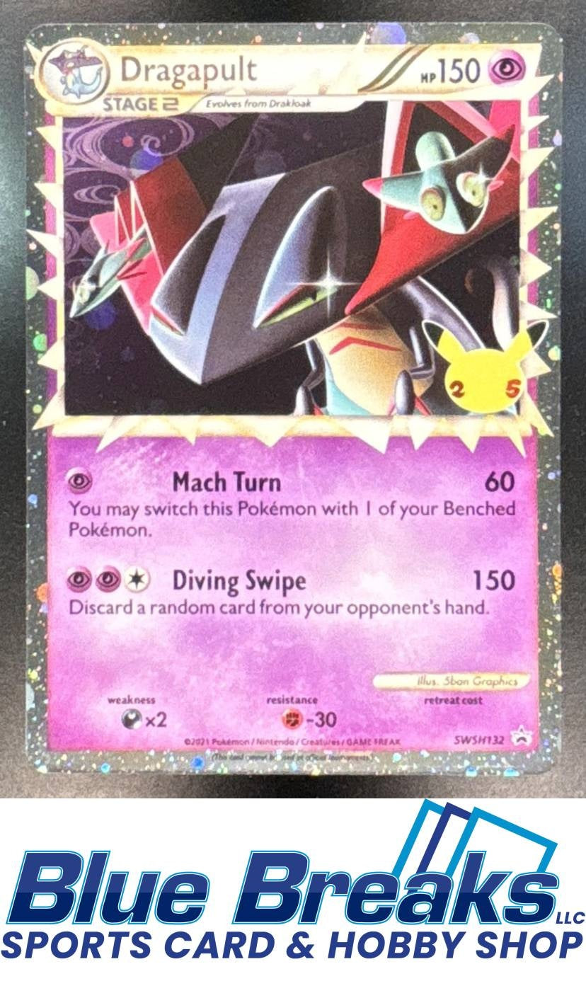 2021 Pokemon Sword & Shield Black Star Promos Dragapult #SWSH132