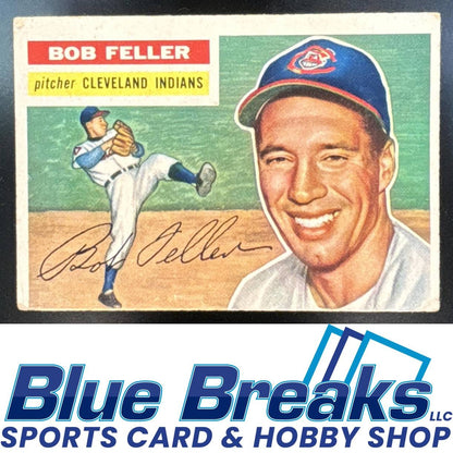 1956 Topps - Bob Feller [RC] #200 Cleveland Indians