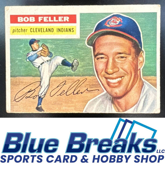 1956 Topps - Bob Feller [RC] #200 Cleveland Indians
