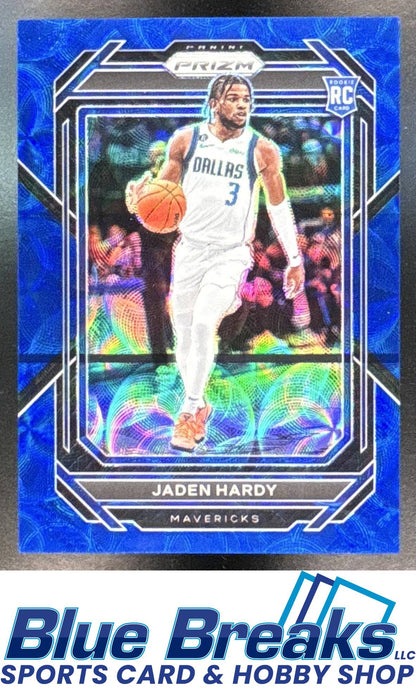 2022 Panini Prizm Jaden Hardy #226 Prizms Choice Blue 15/49 RC Dallas Mavericks