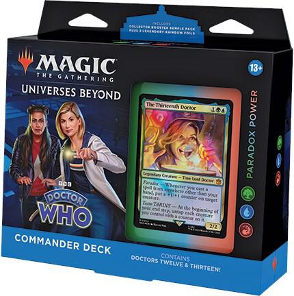 Magic the Gathering - Universes Beyond: Doctor Who - Paradox Power Commander Deck - Sealed Wax