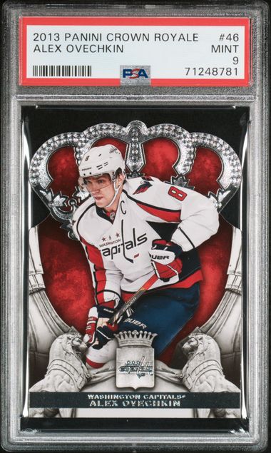 2013 Panini - Crown Royale - Die Cut - Alex Ovechkin - PSA9 - #46 - Ice Hockey - Capitals