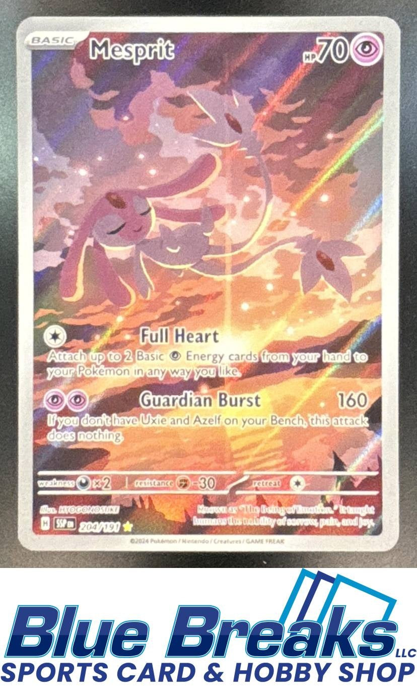 2024 Pokemon Surging Sparks Mesprit #204/191