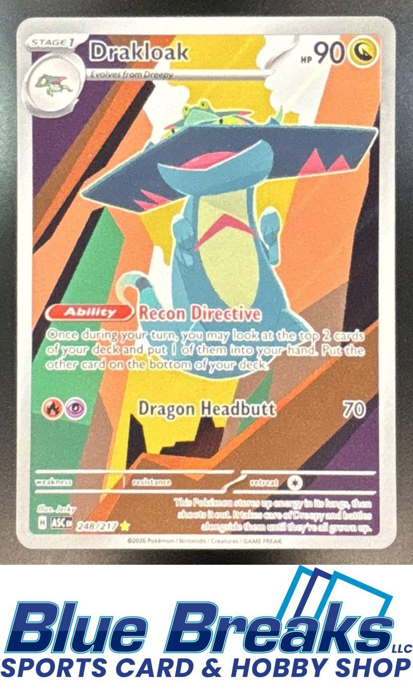 2026 Pokemon Ascended Heroes Drakloak #248/217 Illustration Rare