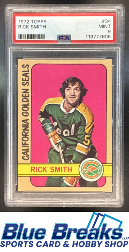 1972-73 Topps Rick Smith #34 PSA 9 Golden Seals