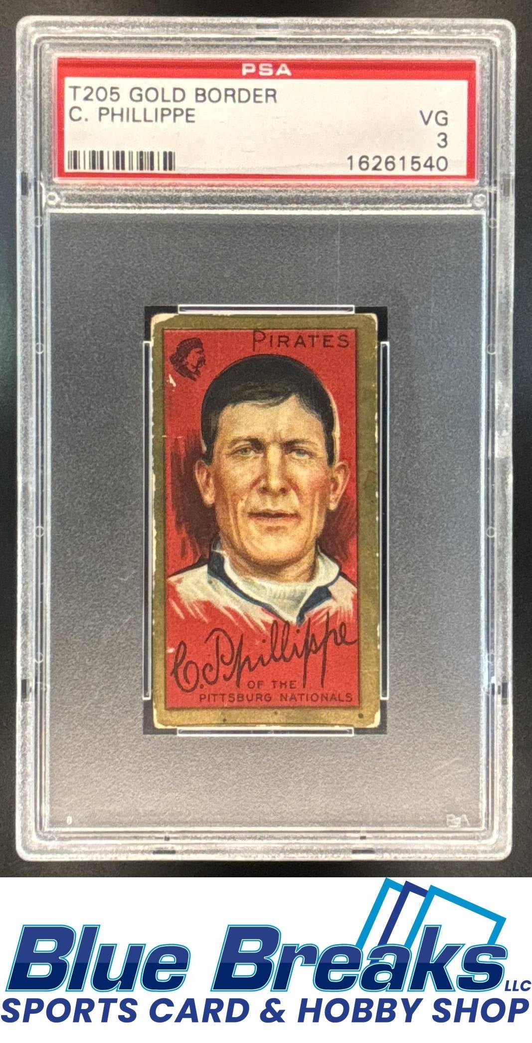 T205 Piedmont C. Phillippe PSA 3 Pirates