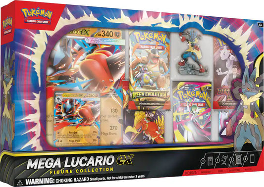 Pokémon - Trading Card Game: Mega Lucario ex Figure Collection - Sealed Wax