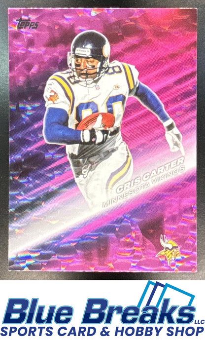 2026 Topps Cris Carter #GOTG-10 Greats Of The Game Crackle Foil Minnesota Vikings