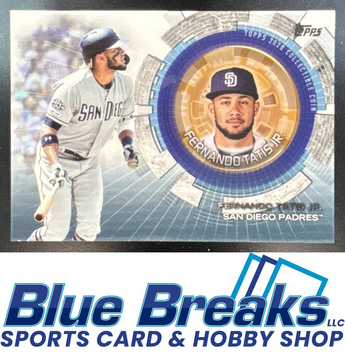 2020 Topps Update Fernando Tatis Jr. #TBC-FT Baseball Coin Cards San Diego Padres