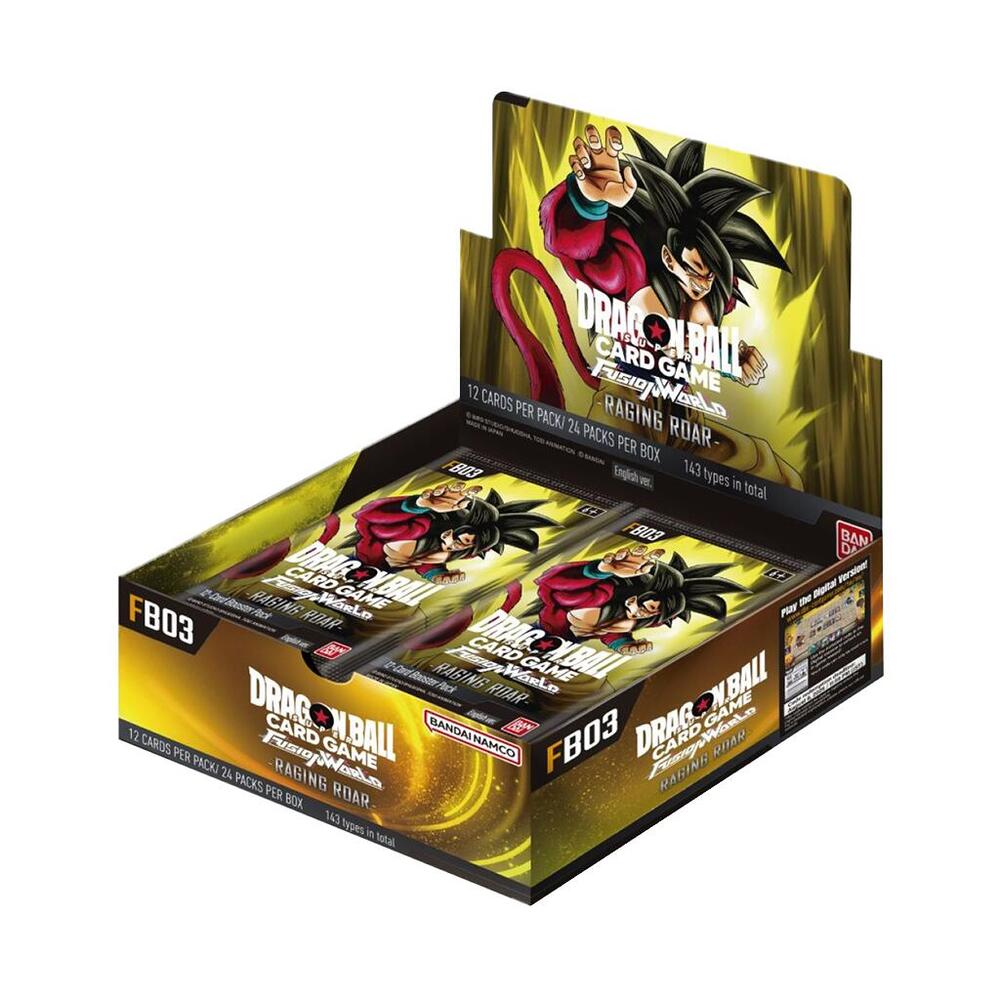 Dragon Ball Super Card Game Raging Roar Booster Box - Sealed Wax