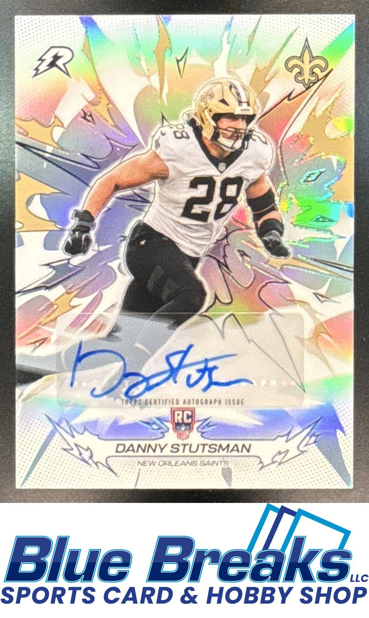 2025 Topps Resurgence Danny Stutsman #166 Rookie Signatures RC Auto New Orleans Saints