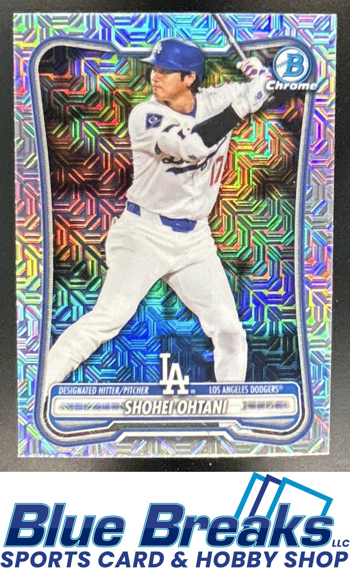 2026 Bowman Mega Box Shohei Ohtani #52 Chrome Mojo Refractor Los Angeles Dodgers