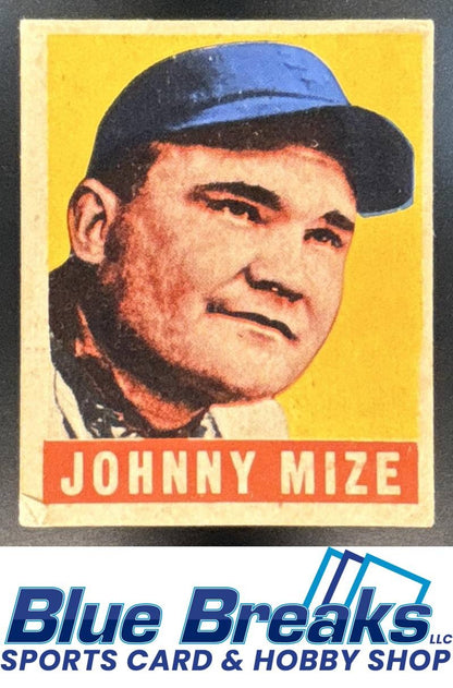 1948 Leaf Johnny Mize #46 Giants
