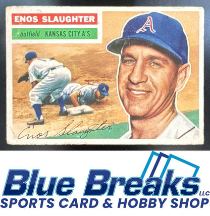 1956 Topps - Enos Slaughter #109 Athletics