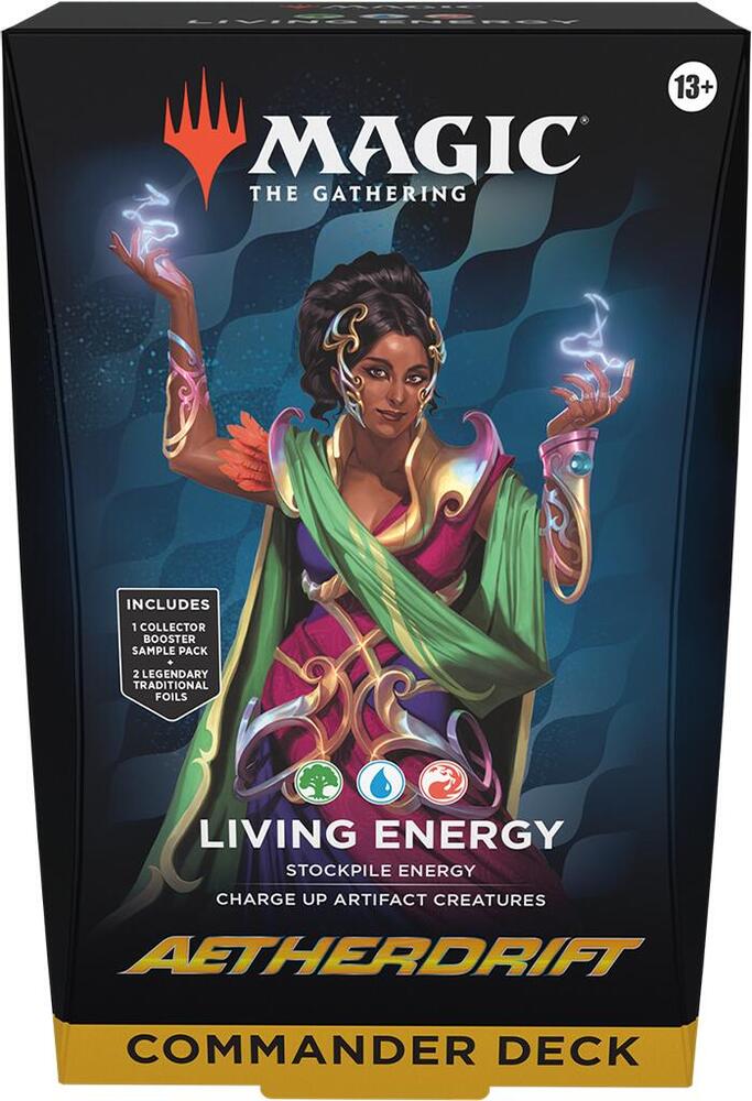 Magic the Gathering - Aetherdrift Commander Deck - Living Energy - Sealed Wax