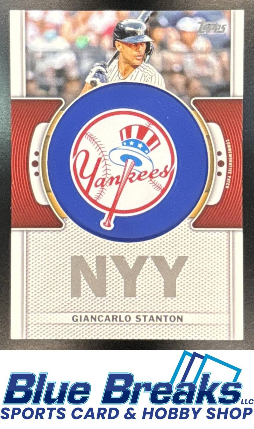 2023 Topps Giancarlo Stanton #TLP-GS Team Logo Commemorative Relic