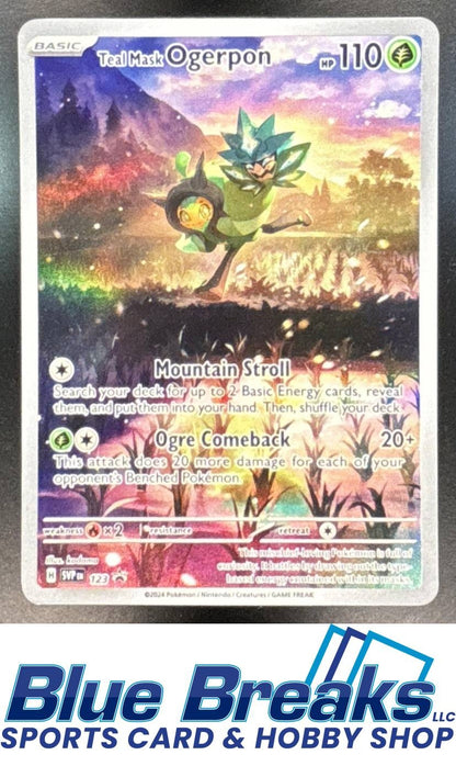 2023-25 Pokemon SV Black Star Promos Teal Mask Ogerpon #123