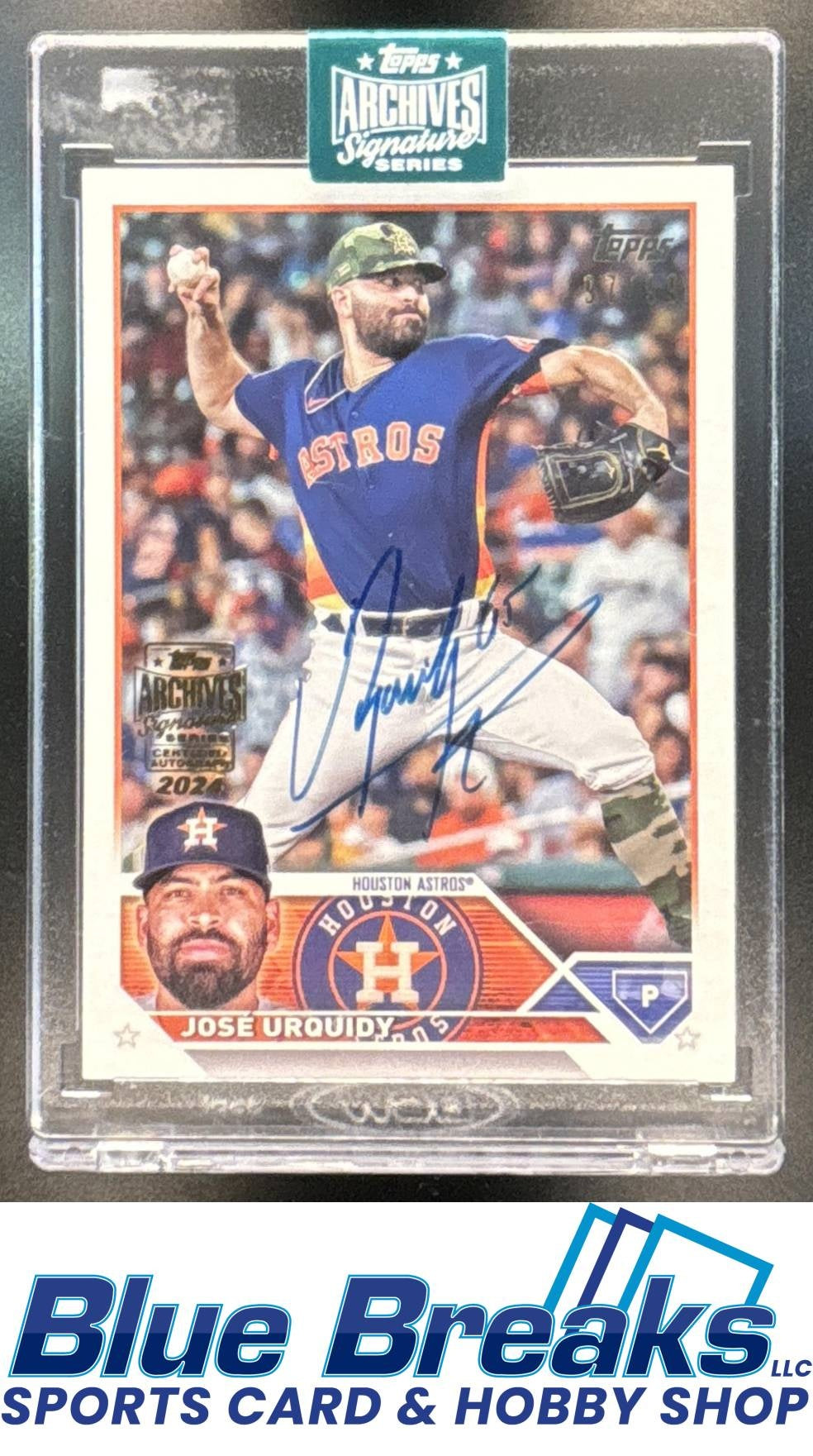 2023 Topps Archives Auto Jose Urquidy 97/99 #518 Astros