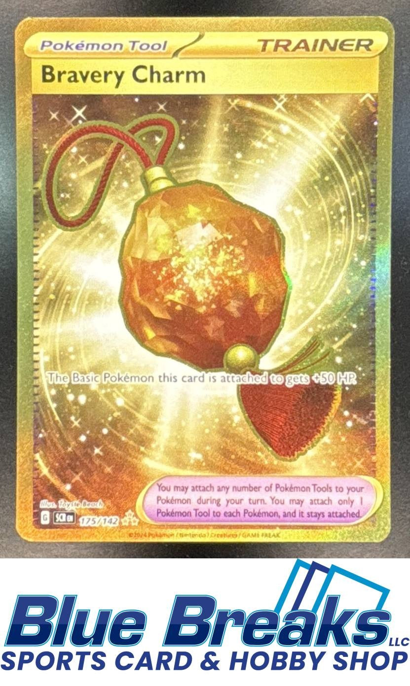 2024 Pokemon Stellar Crown Bravery Charm #175/142