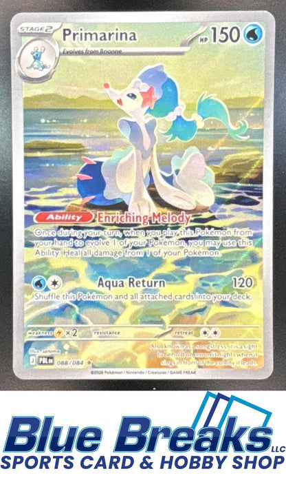 2026 Pokemon Pitch Black Illustration Rare Primarina #088/084