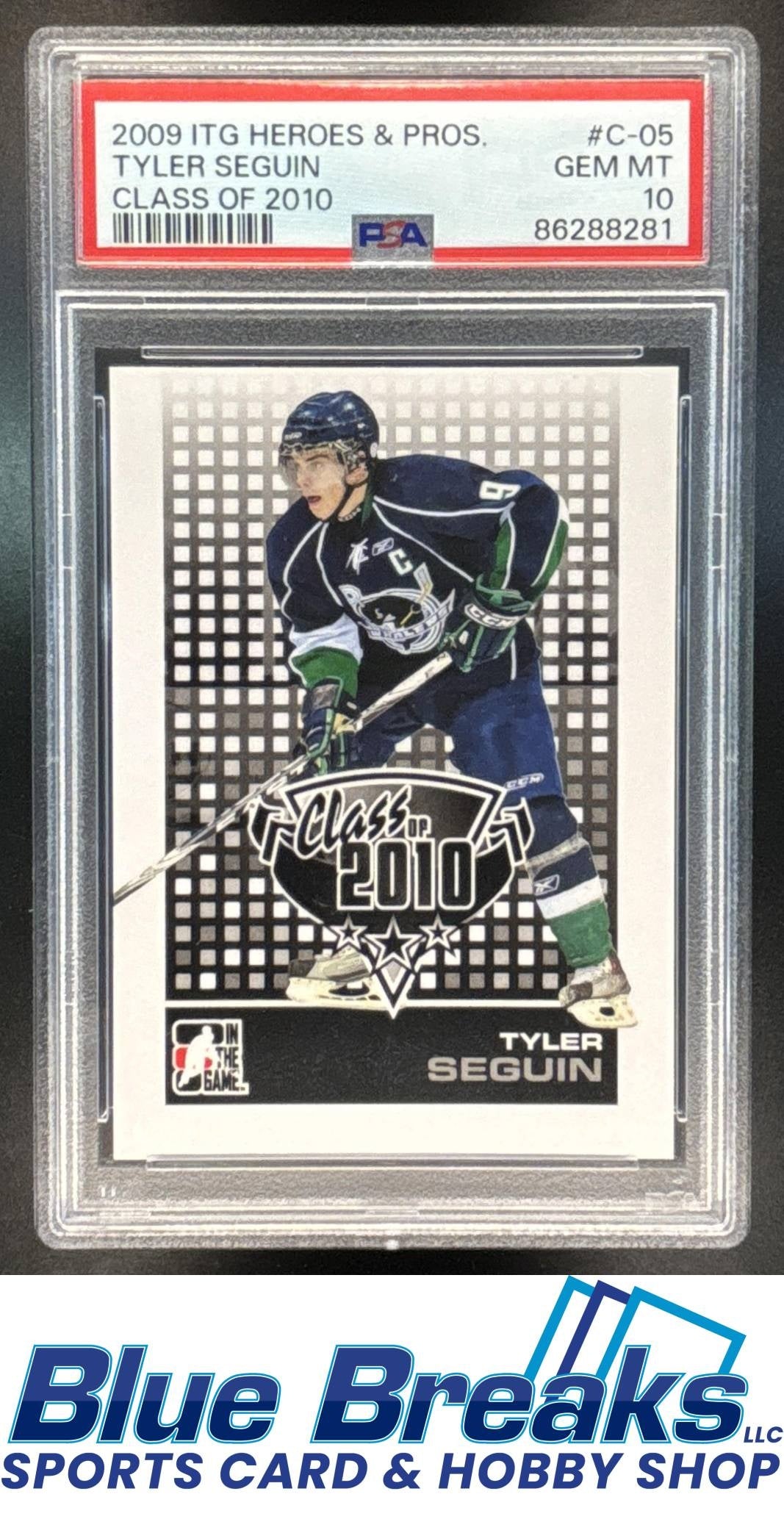 2009 In The Game Heros & Pros Class of 2010 Tyler Seguin PSA 10 #C-05 Ice Hockey Whalers