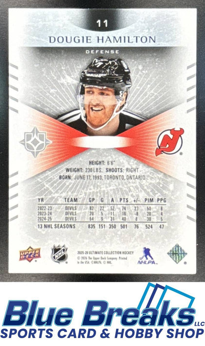 2025 Upper Deck Ultimate Collection Dougie Hamilton #11 140/149