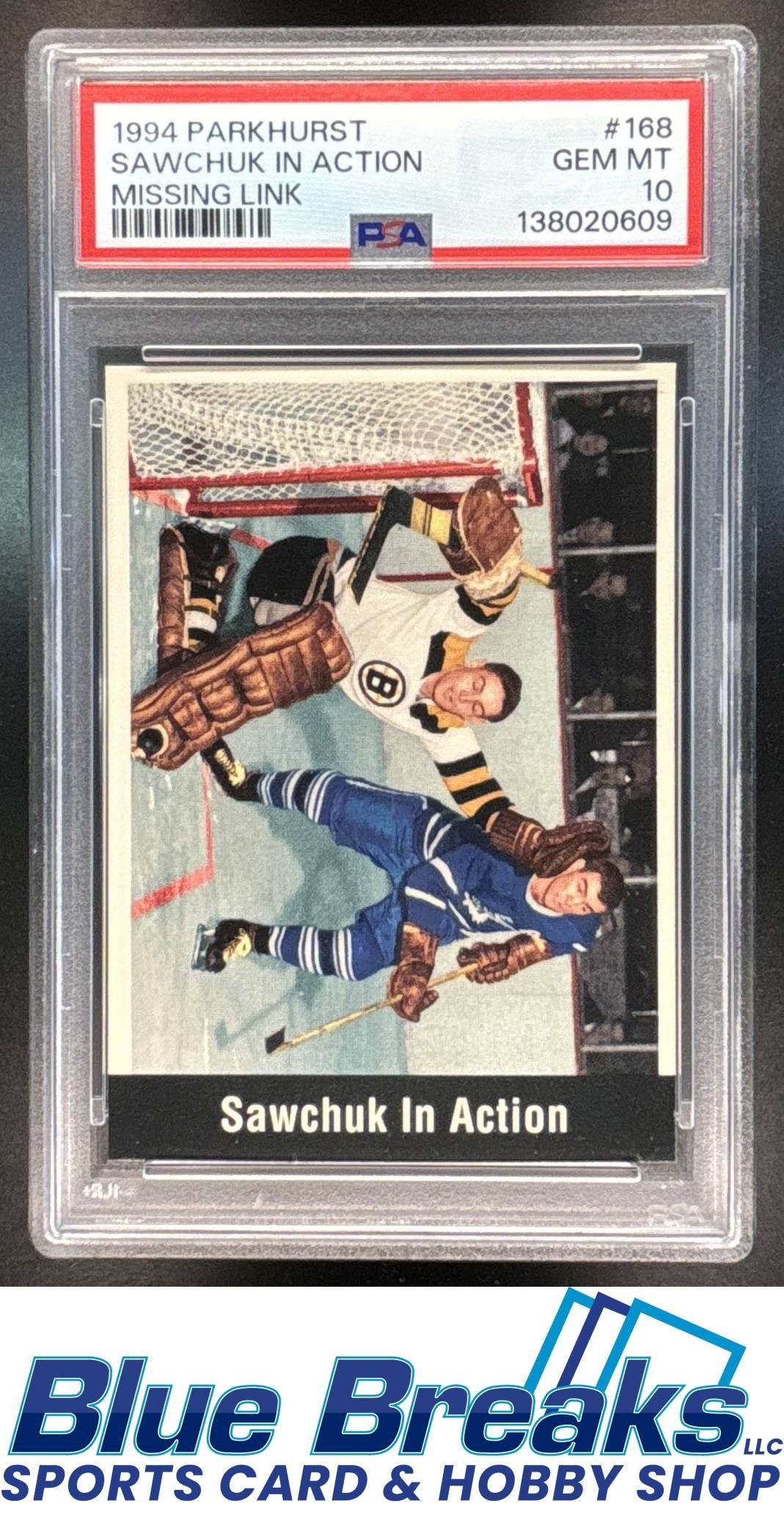1994 Parkhurst Missing Link Sawchuk in Action #168 PSA 10 Hockey Toronto Maple Leafs
