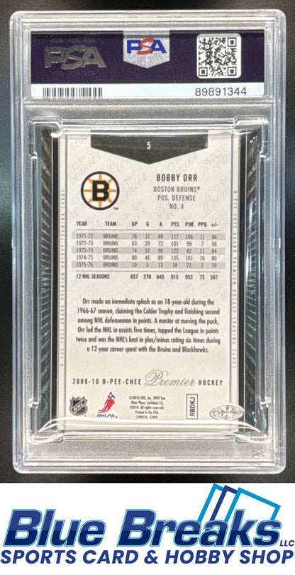 2009 O-Pee-Chee Premier Gold Spectrum Bobby Orr #5 PSA 7 Hockey Boston Bruins