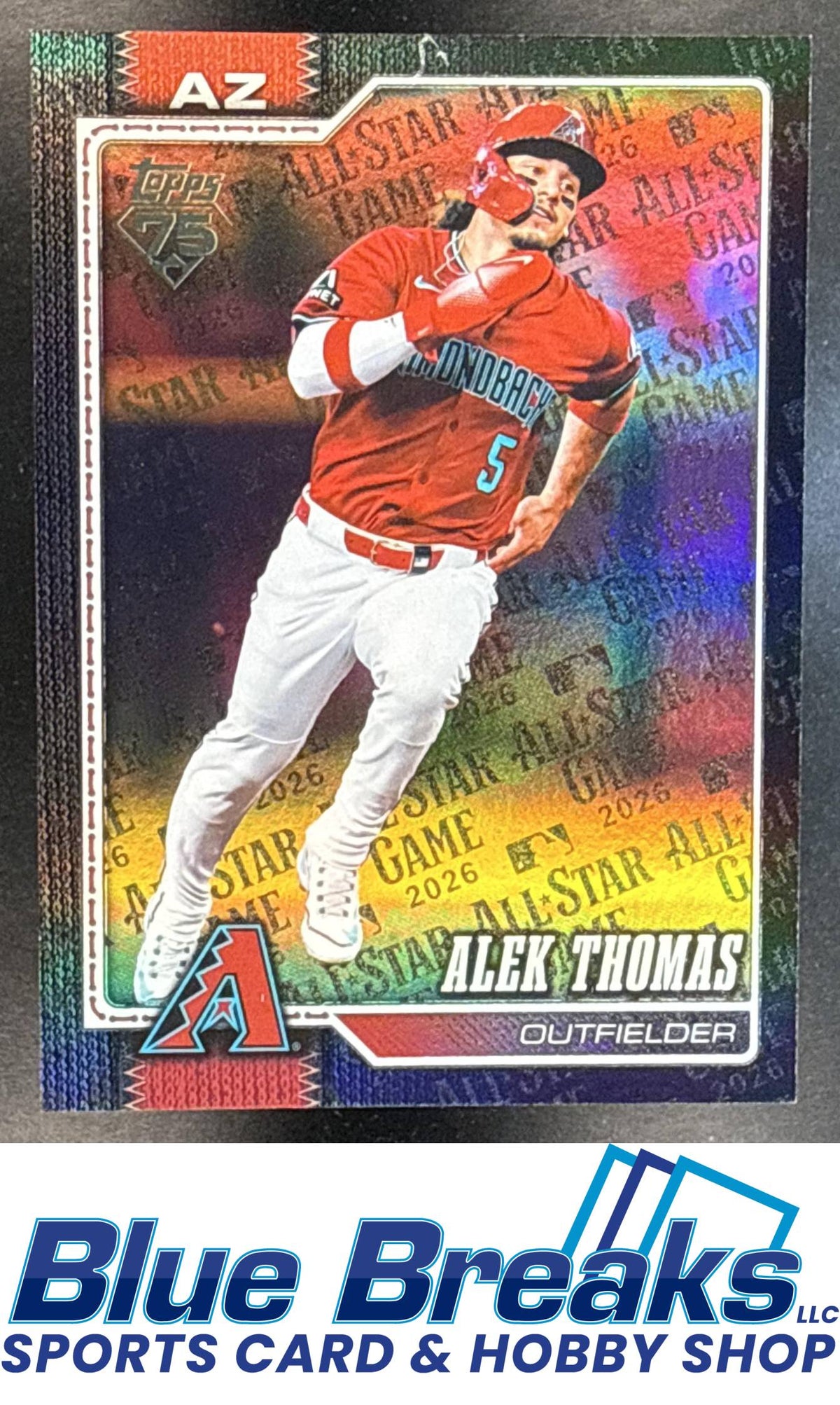 2026 Topps Series 2 Alek Thomas #482 All-Star Game Black Foil 06/10 Arizona Diamondbacks