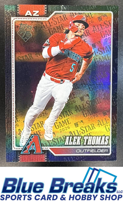 2026 Topps Series 2 Alek Thomas #482 All-Star Game Black Foil 06/10 Arizona Diamondbacks