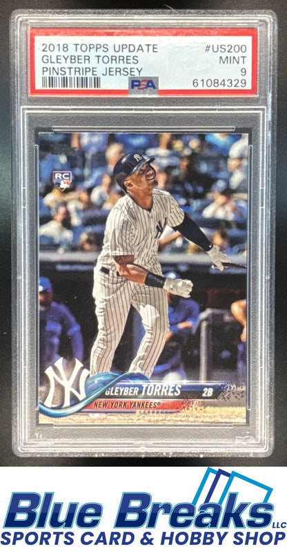 2018 Topps Update Gleyber Torres RC #US200a PSA 9 New York Yankees