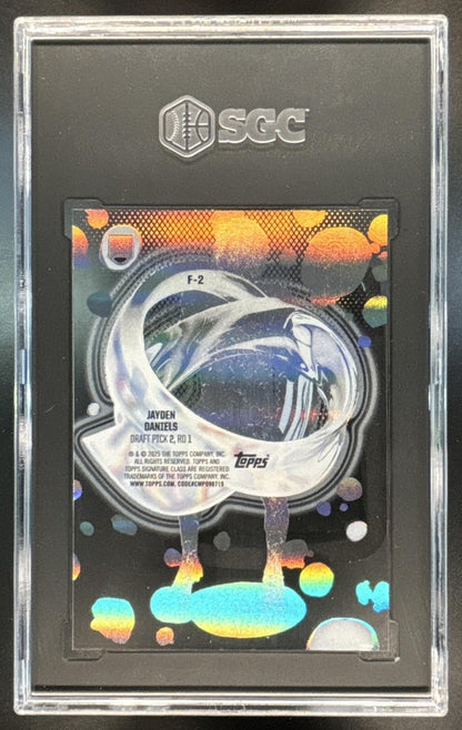 2024 Topps Signature Class Fluidity Jayden Daniels RC #F-2 SGC 9 Commanders