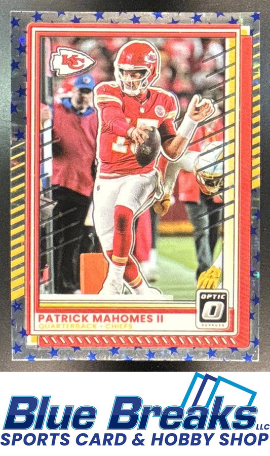 2025 Panini Donruss Optic Patrick Mahomes II #40 Stars Prizm Kansas City Chiefs